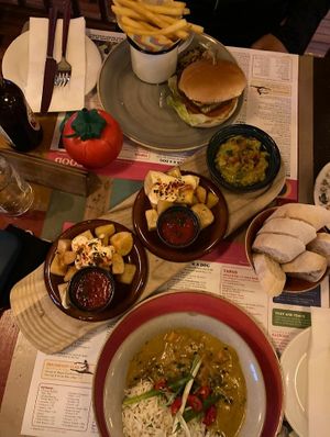 Delicious vegan feast! at Estero Lounge in Monmouth