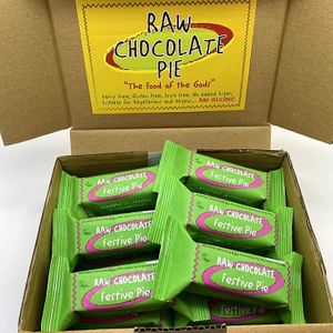 xmas pie at The Raw Chocolate Pie Company  in St Ives