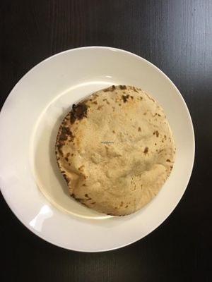 Whole wheat flour chapati  at Doon Shokudo Indoyama in Matsumoto