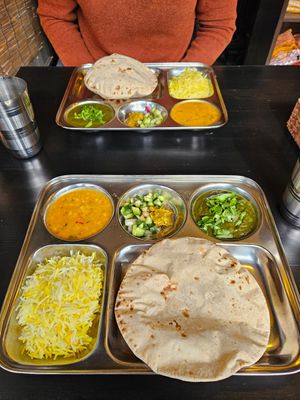 Vegan thali at Doon Shokudo Indoyama in Matsumoto