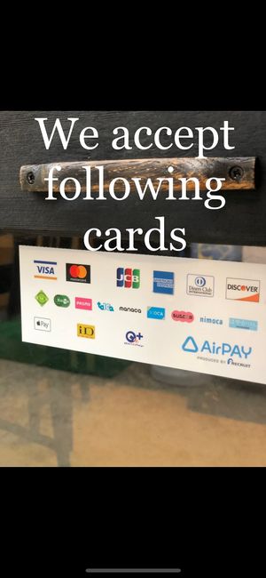 Accept credit cards. at Doon Shokudo Indoyama in Matsumoto