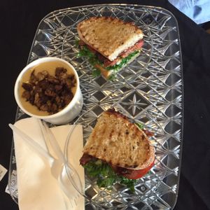 biscuits & gravy and a BLT at The Breakfast Club in Lawrence