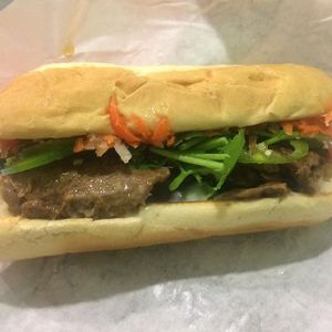 Vegan beef sandwich  at VegeWay in Las Vegas