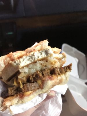 breakfast sammy at VegeWay in Las Vegas