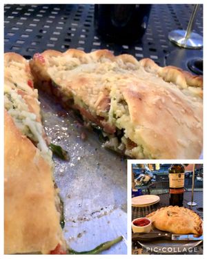 The good stuff inside!  at Bend Pizza Kitchen in Bend