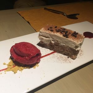 raw tiramisu cake at The Coast in Pak Nam Pran
