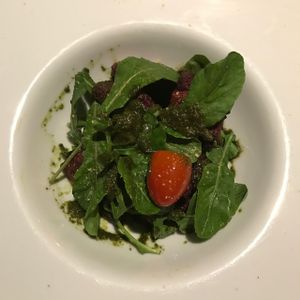 Purple gnocchi at The Coast in Pak Nam Pran