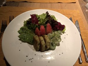 Falafel salad at The Coast in Pak Nam Pran