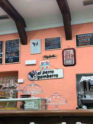 Interior at El Perro Gamberro in Madrid