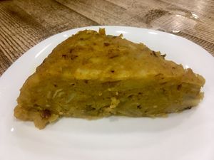 Tortilla at El Perro Gamberro in Madrid