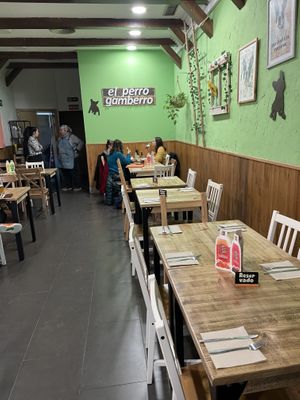 Inside  at El Perro Gamberro in Madrid