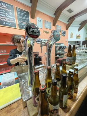 Bar  at El Perro Gamberro in Madrid