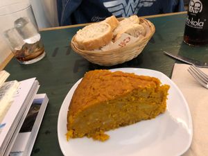 Tortilla at El Perro Gamberro in Madrid