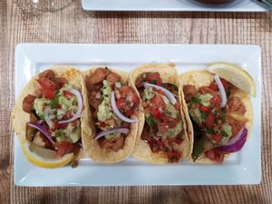 Tacos at El Perro Gamberro in Madrid