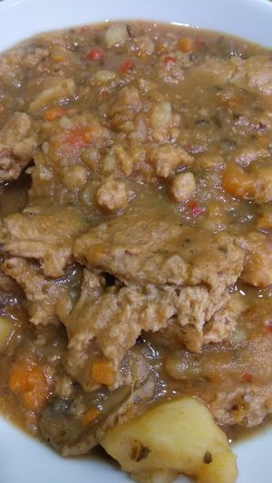 Plato del día at El Perro Gamberro in Madrid