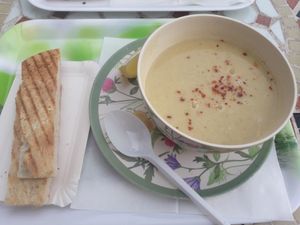 Czorba (lentil soup) at Ararat Smaki Orientu in Gdansk
