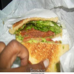 Vegan B.L.A.T (bacon,lettuce, avacado, & tomato)sandwich from Lassen's in Bakersfield at Lassens Natural Foods & Vitamins in Bakersfield