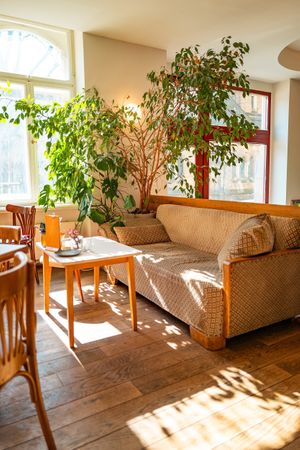our cozy interior at Cafe Glocke in Dresden