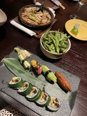 Veggie roll assortment  at SushiSamba in Las Vegas