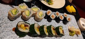 Avocado, Umeshiso, Amazonia rolls at SushiSamba in Las Vegas