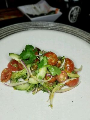 Heirloom tomato salad at SushiSamba in Las Vegas