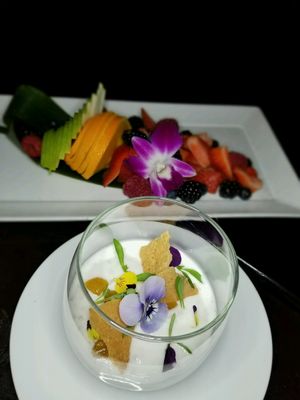 Tapioca desser at SushiSamba in Las Vegas
