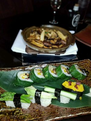 Amazonian + nigiri sushi  at SushiSamba in Las Vegas