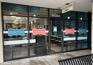 Storefront  at Out of the Bubble Bakery in Springfield
