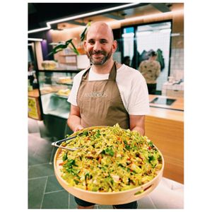 Salad of the day, ALWAYS vegan at Realfoods Organic Cafe in Bundoora