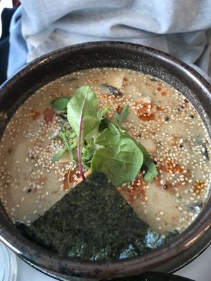 tahini ramen #Veganuary at Tokumaru  in Tallinn