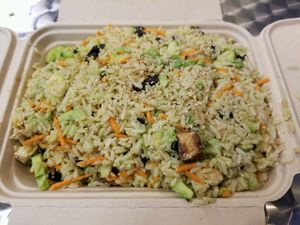 sushi bowl at Naked Lunch in Arlington