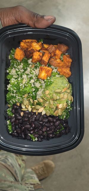 Weekly Special: Kale quinoa salad at Tough Cookie Bakery in Bastrop