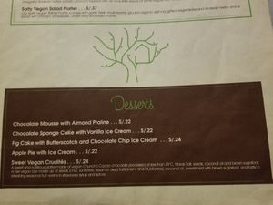 Desserts at Tree House in Aguas Calientes