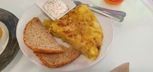 Tortilla at Sweet Paradise in Tenerife