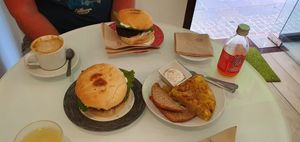 Burgers tortilla at Sweet Paradise in Tenerife