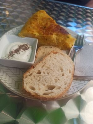 Pincho de tortilla at Sweet Paradise in Tenerife