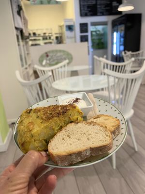 Pincho tortilla   at Sweet Paradise in Tenerife