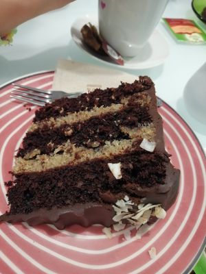 Tarta de chocolate y nueces at Sweet Paradise in Tenerife