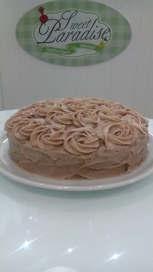 Earl grey cake at Sweet Paradise in Tenerife