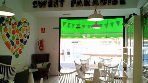 Cake shop interior at Sweet Paradise in Tenerife