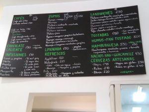 carta at Sweet Paradise in Tenerife