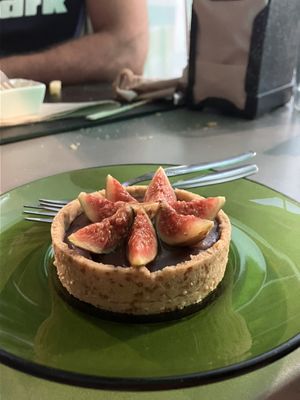 tartaleta de higos de Tegueste y chocolatee  at Sweet Paradise in Tenerife