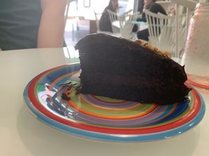 Chocolate and peanut cake  at Sweet Paradise in Tenerife
