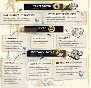 vegan options at Dom Sushi in Gdansk