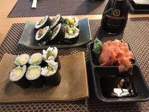 Veggie rolls. Yummy! at Dom Sushi in Gdansk