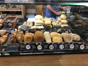 Baked goods at Bio im Bahnhof in Goerlitz