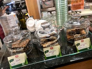 vegan sweets at Bio im Bahnhof in Goerlitz