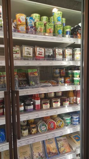 plant yoghurt, tofu and more at Bio im Bahnhof in Goerlitz