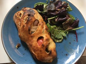 Vegan Stromboli sandwich- €7.50  at Bel Cibo Cafe & Pizzeria in Dublin