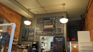 Menu at Book Trader Cafe in New Haven